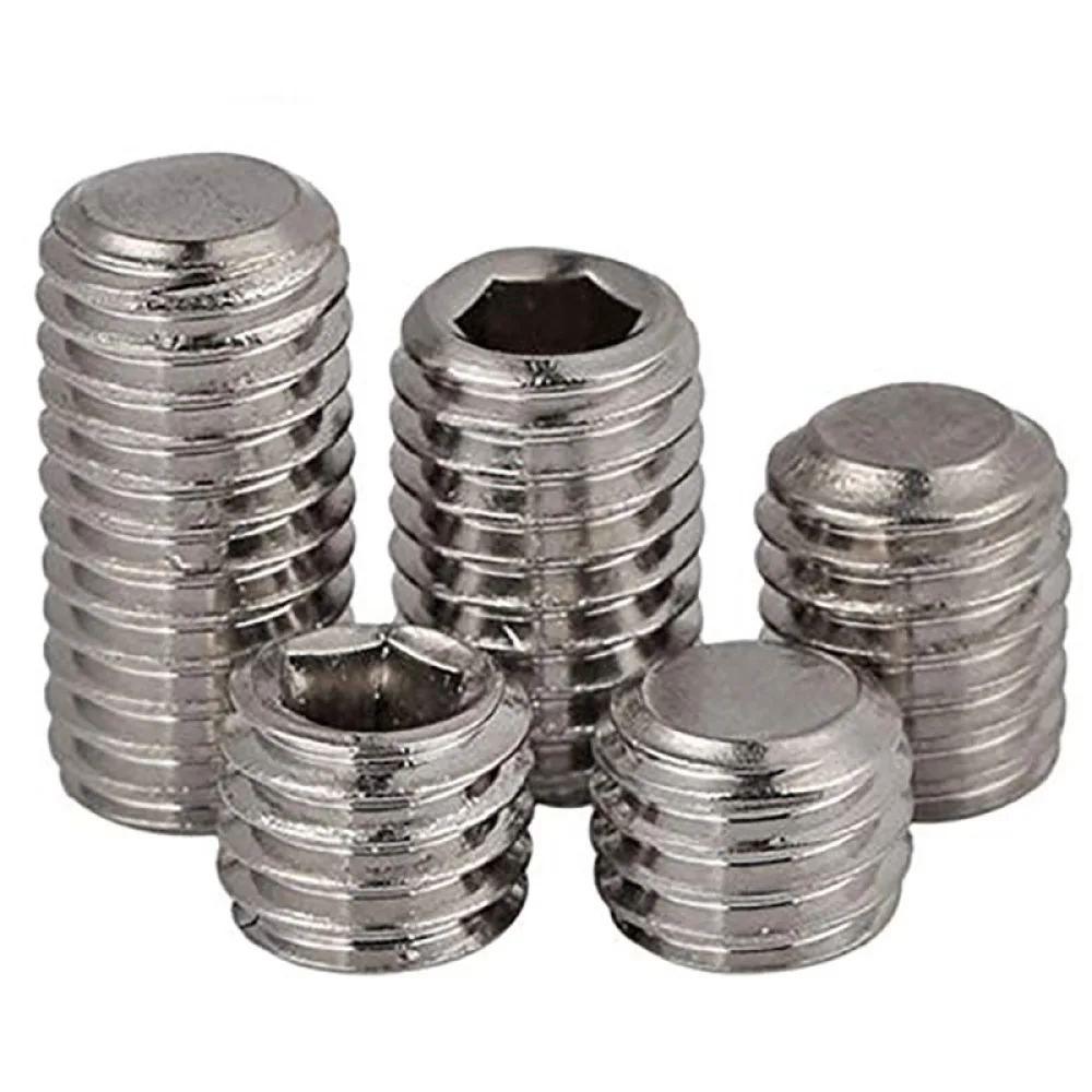 400 buah M5 Stainless Steel Hex Hexagon Socket Meter Set sekrup aneka Kit Allen Cup Point Grub sekrup Set baut dengan wadah