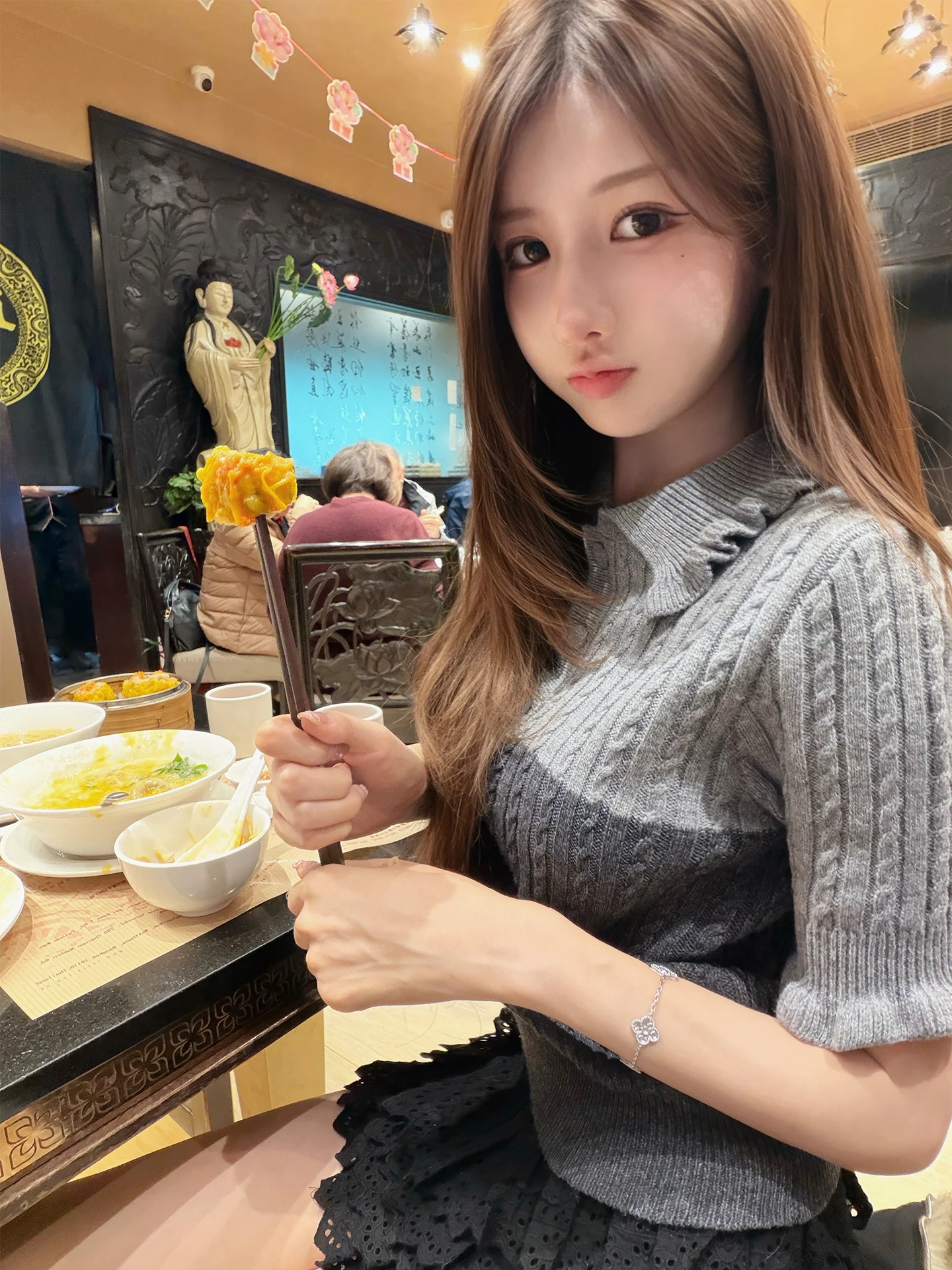 

Женский топ Bigking Vintage из шерстяной смеси с цветовыми блоками, вязаный, с коротким рукавом, элегантный, повседневный, шикарный, весенняя мода