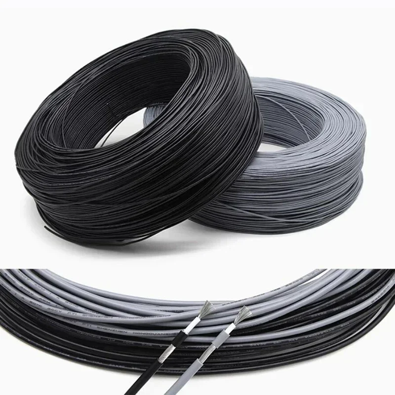Cabo de sinal de canal de áudio, fio blindado ul1185 de núcleo único 28 26 24 22 20 18 16 14 12 10awg, linha de elétrons de cobre isolada em pvc