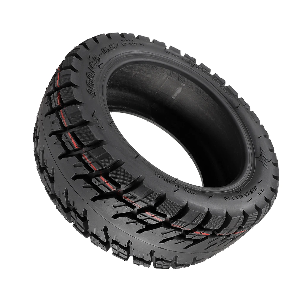 

Lightweight Rubber Tire For Scooter Electric Bicycle Accessory 100 65-6.5 Tire 100 65-6.5 Off-road Tire 1222g Weight Better Grip