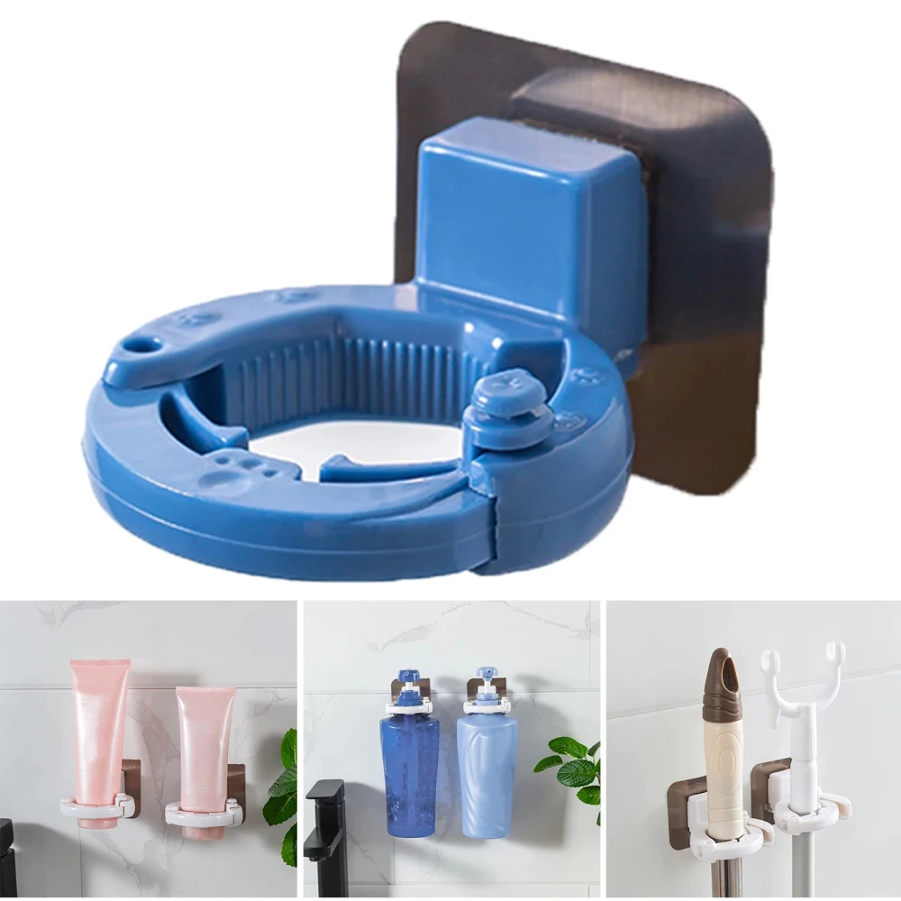 Rack Traceless Self-adhesive Plastic Hanging Rack Liquid Soap Shower Gel Organizer Organizer Wall Mounted Hook Holder