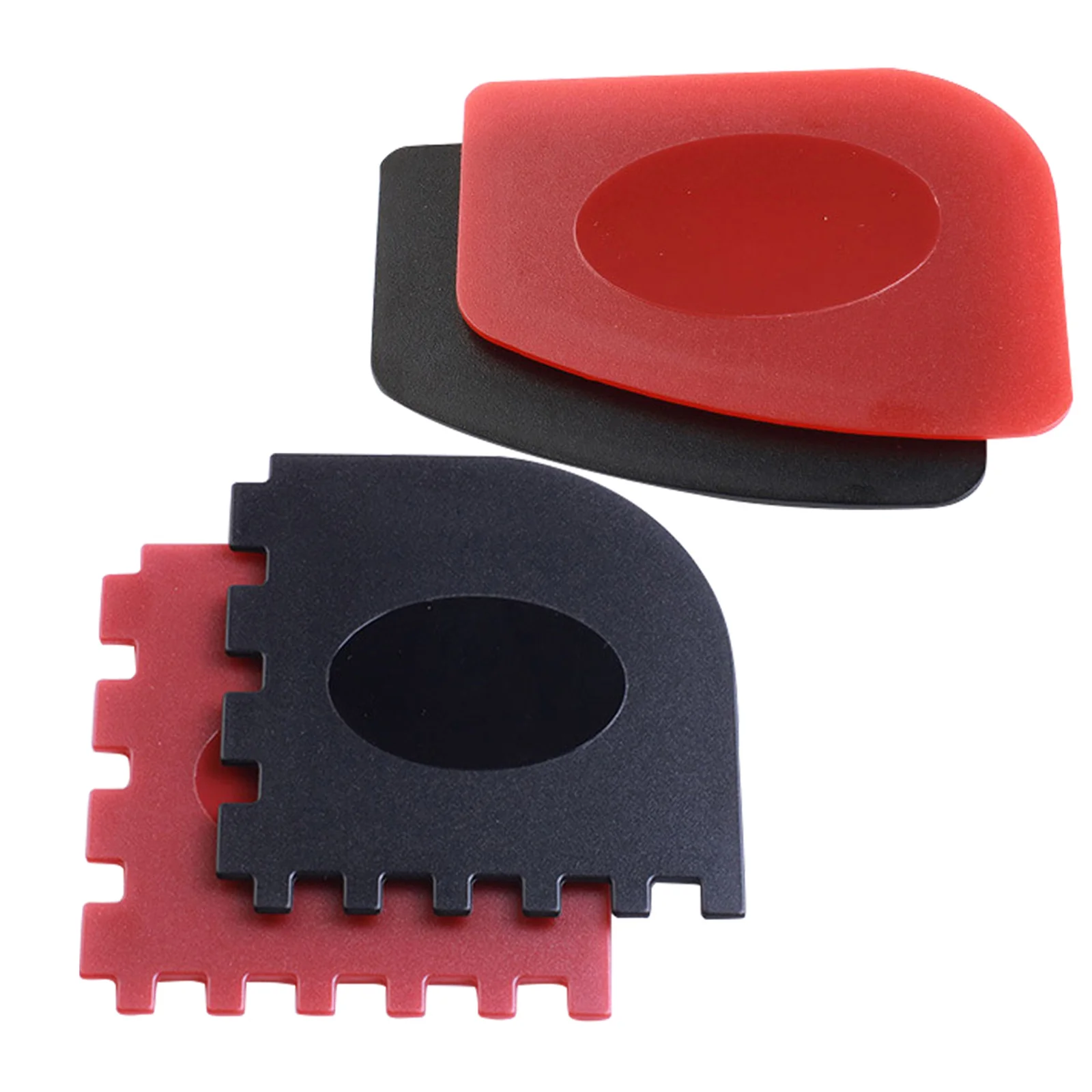 

4pcs Grill Pan Scraper Premium Pc Material Anti-Slip Ergonomic Design Cleaning Tool For Griddle Iron Pan Bbq Kitchen Gadgets