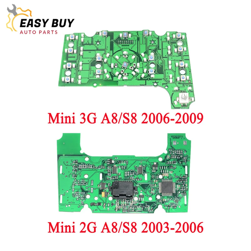 

New MMI Multimedia Interface Control Panel Circuit Board PVC and Metal 2G/3G 4E2919612L 4E1919612B for Audi A8 S8 2003-2009