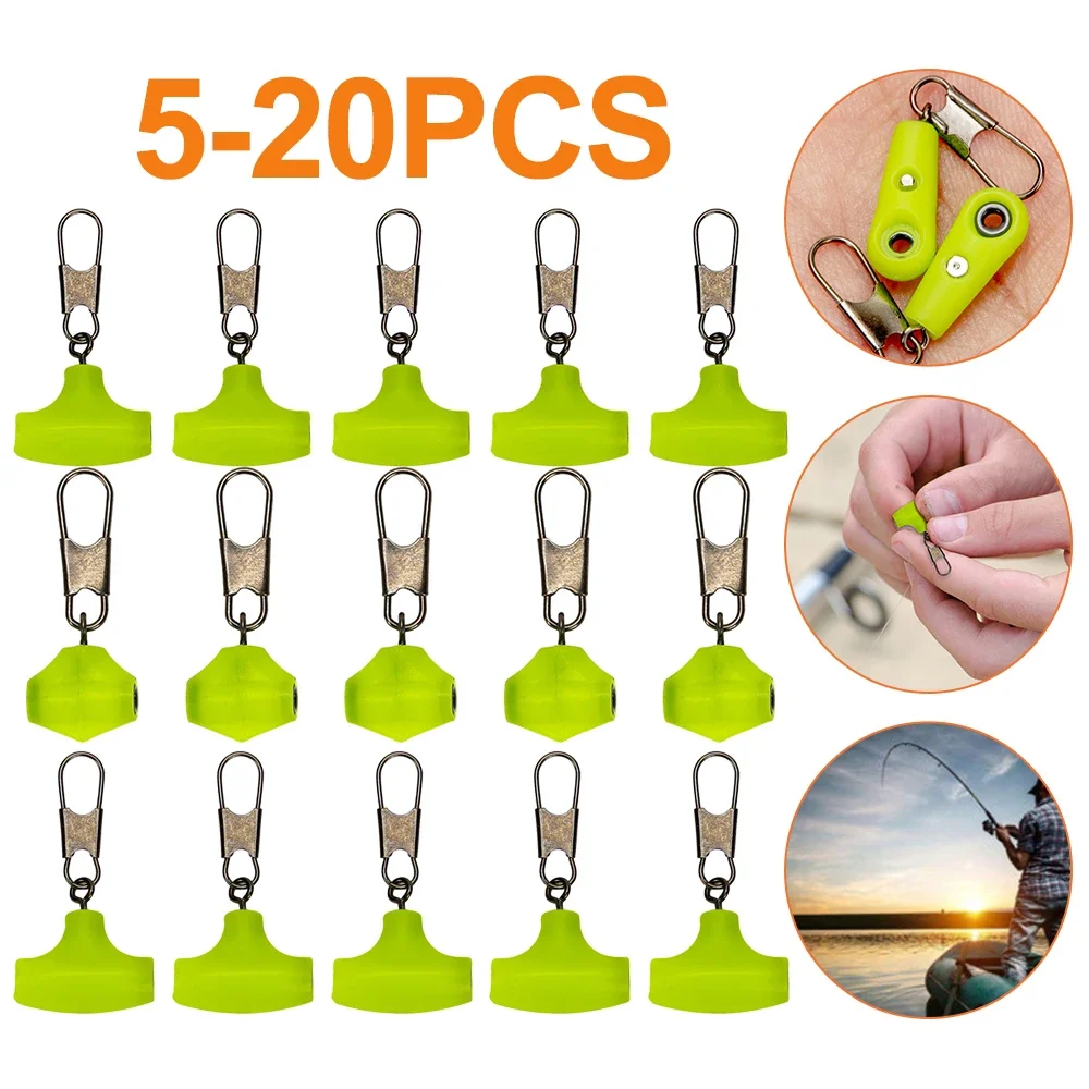 5/20pcs Fishing Float Connector Float External Hanger Fall Resistant High Sensitivity Equipment for Boat Sea Fishing Accessories