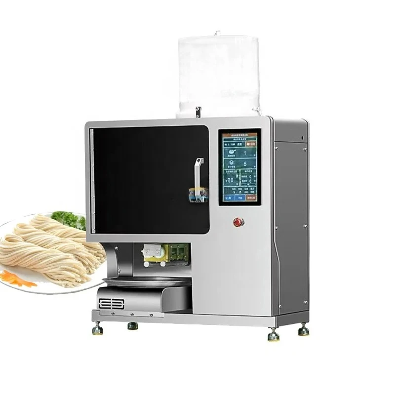 Smart Automatic Ramen Noodle Extruder Machine New Condition for Home Use or Bakery Cooks Boiling Noodles From Flour