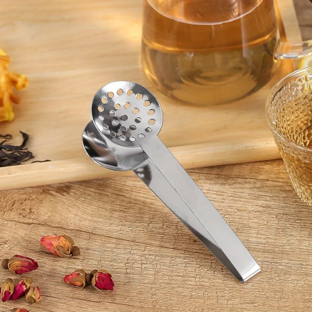 

1PC Tea Bag Squeezer Tongs Tea Bag Holder Strainer Clip Spoon Tea Tool Extraction Home Kitchen Utensil