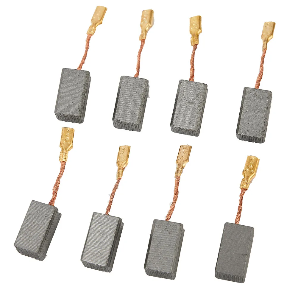 10-Pack Motor Carbon Brushes – 6.5x8x13mm Compatible With Bosch GWS7-100, GWS7-125, GOP250CE & More