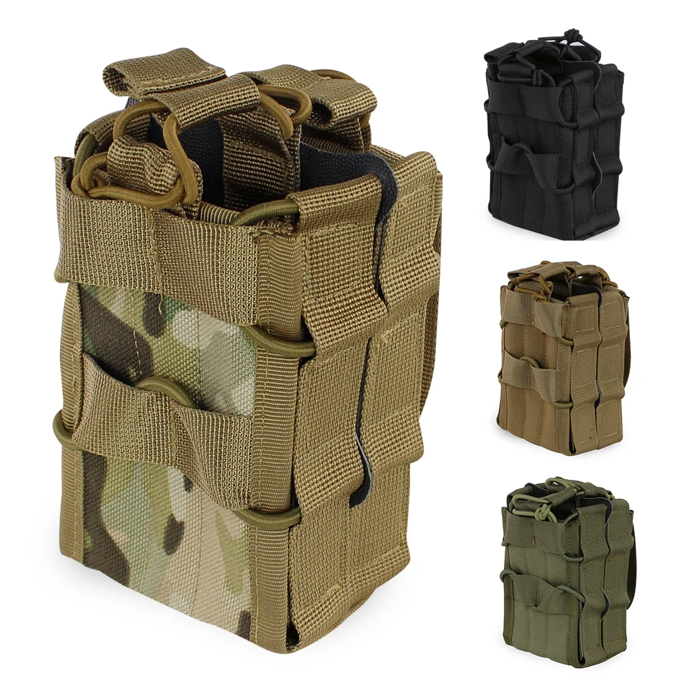 

Tactical Molle Double Open-Top Mag Pouch for M4 M14 M16 AR15 G36 Magazine Pouch Airsoft Hunting Rifle Mag Bags Pouch