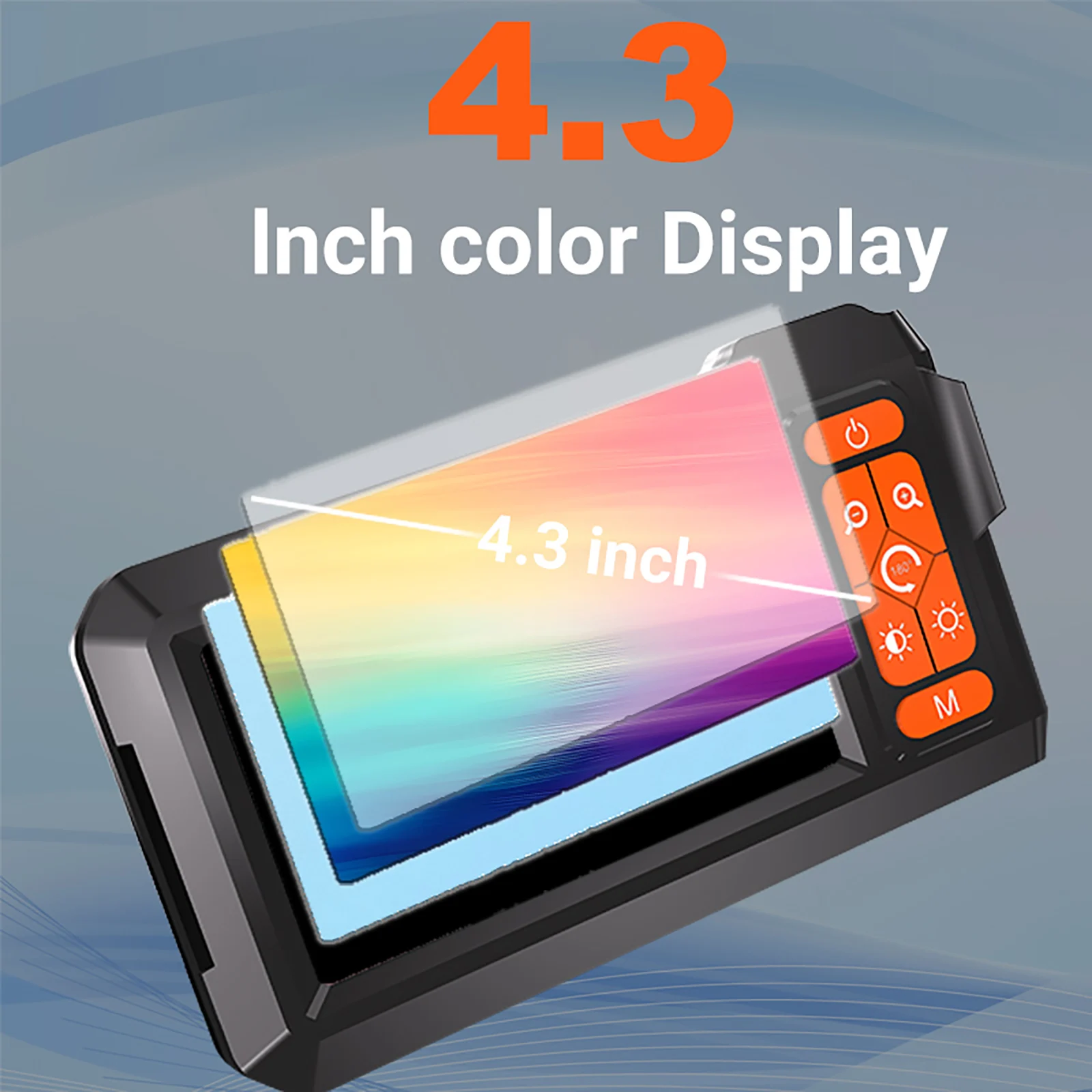 المنظار الصناعي 8 مللي متر 1080P HD 4.3 بوصة LCD كاميرا فحص Borescope الرقمية IP67 كاميرا ثعبان مقاومة للماء مع 8 مصابيح LED