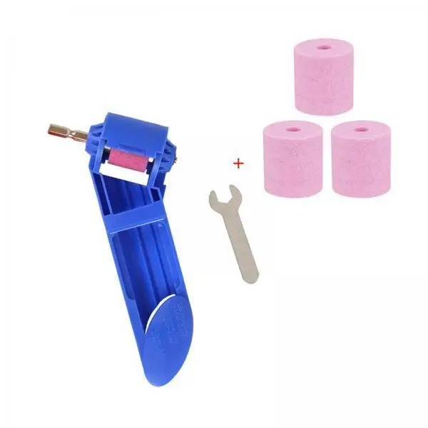 

Portable Drill Bit Sharpener with Polishing Wheels Quick Grinding Tool for Electric Drill Metal Working Kit