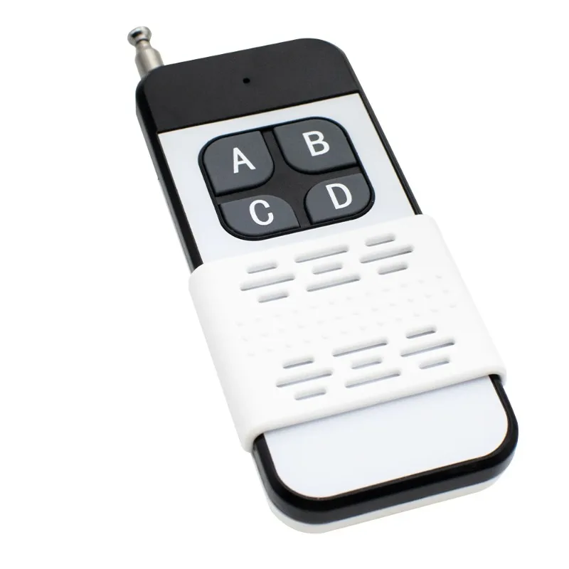 433MHz Learning Code Wireless RF Remote Control 1/2/4 Buttons Remote Key for Garage Door Lamp Light Switch
