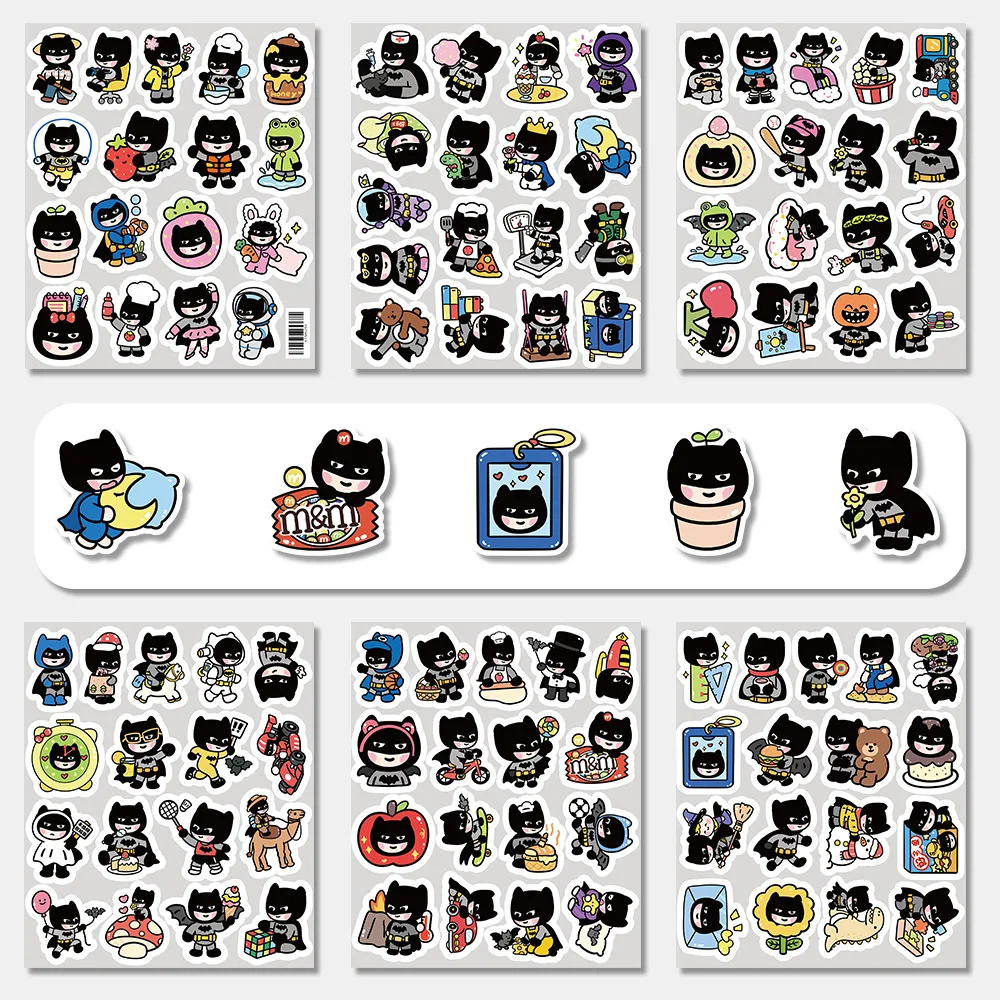 

100PCS cartoon hand-painted graffiti stickers decorative ledger storage box waterproof stickers