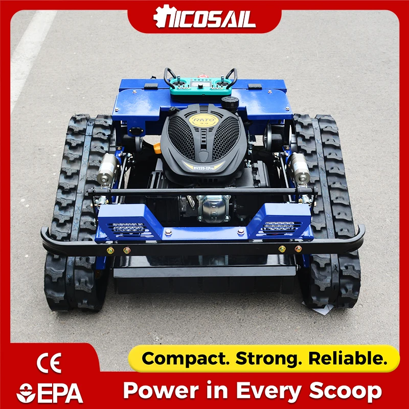 

Custom QL500 Remote Control Lawn Mower with Emergency Stop, EPA Approved, 0.6L 15W-40 Engine Oil, Effortless Home Yard Mowing