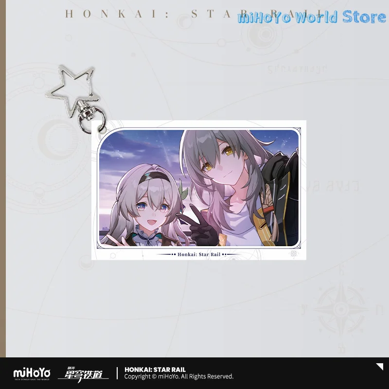 MiHoYo Official Original Honkai Star Rail Midsummer Firefly Appointment Series Acrylic Group Photo Card Doujin Birthday Gifts