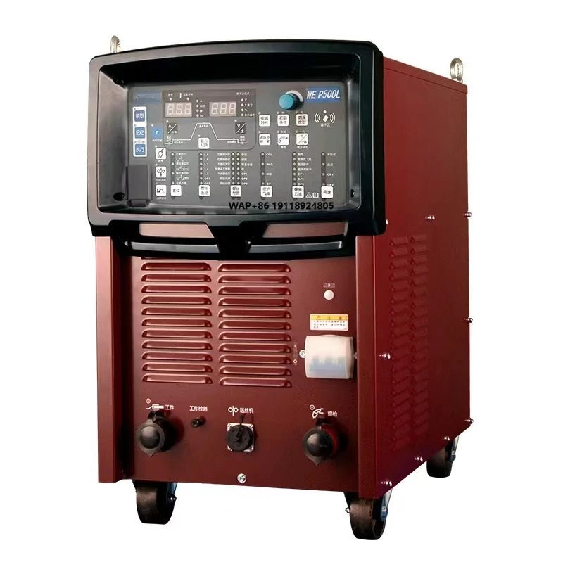 

2024 New Red Low Spatter Welding Equipment WE-P500L MIG Welder for Aluminum&Stainless Steel DC Pulse CO2/MIG/MAG Welding Machine