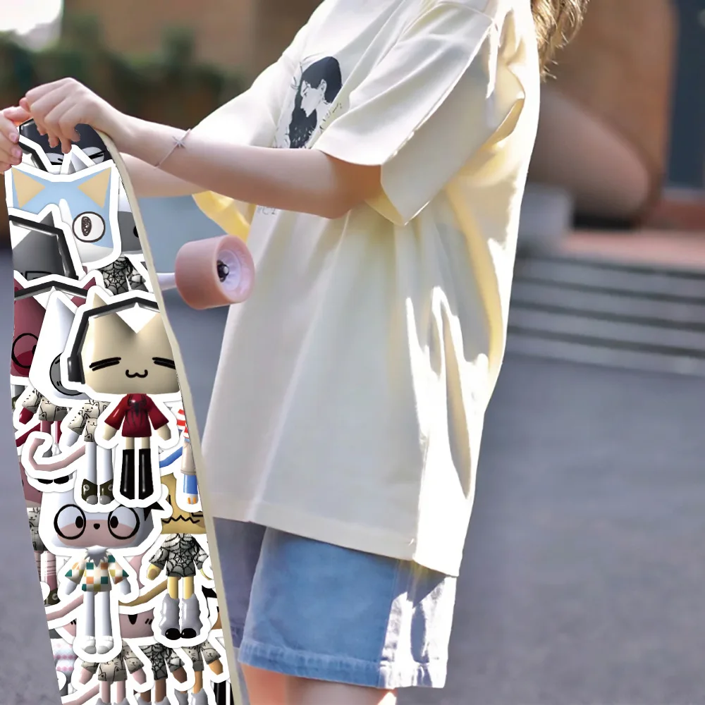 50Pcs/Set Inoue Toro Anime Sticker Cartoon Decals Luggage Skateboard DIY Graffiti Girl Gradient 3D Sticker Kids Christmas Gift