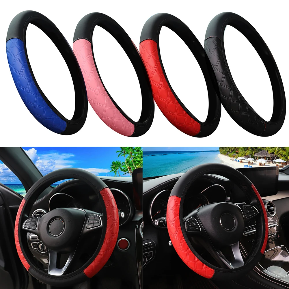 

Удобная защита для вождения, защита автомобиля, дышащий чехол на руль, мягкий материал