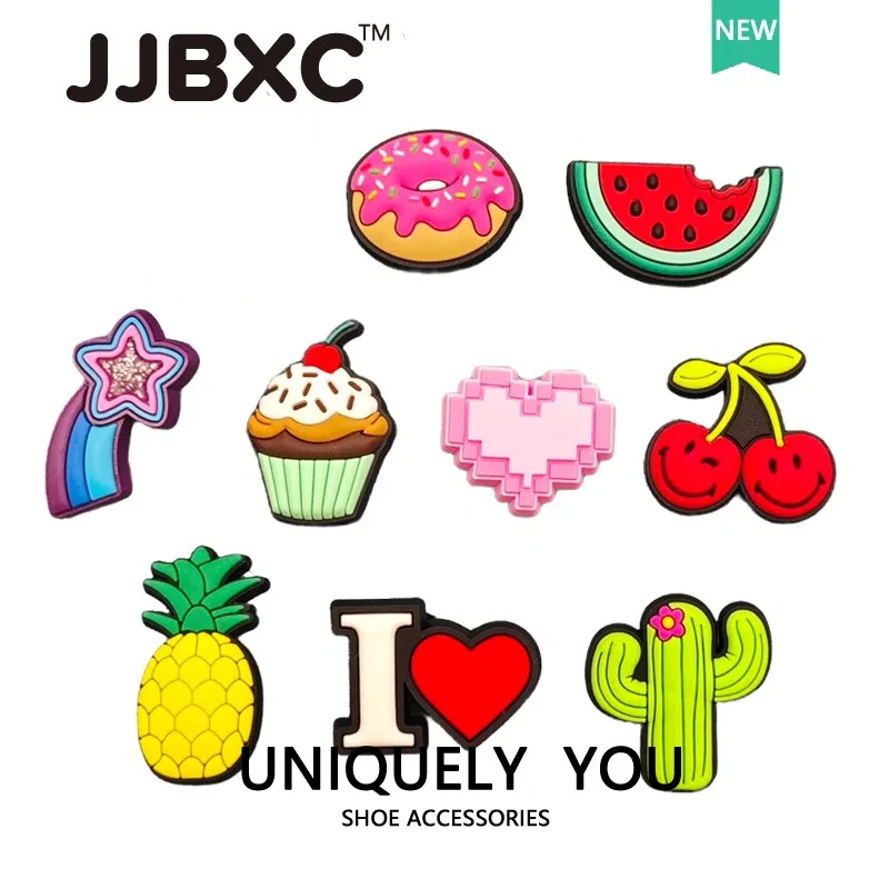 

JJBXC очаровательные аксессуары для обуви, обувь с героями мультфильмов для гурманов, модная обувь с цветами, украшения для обуви «сделай сам», подходит для обуви с крестом