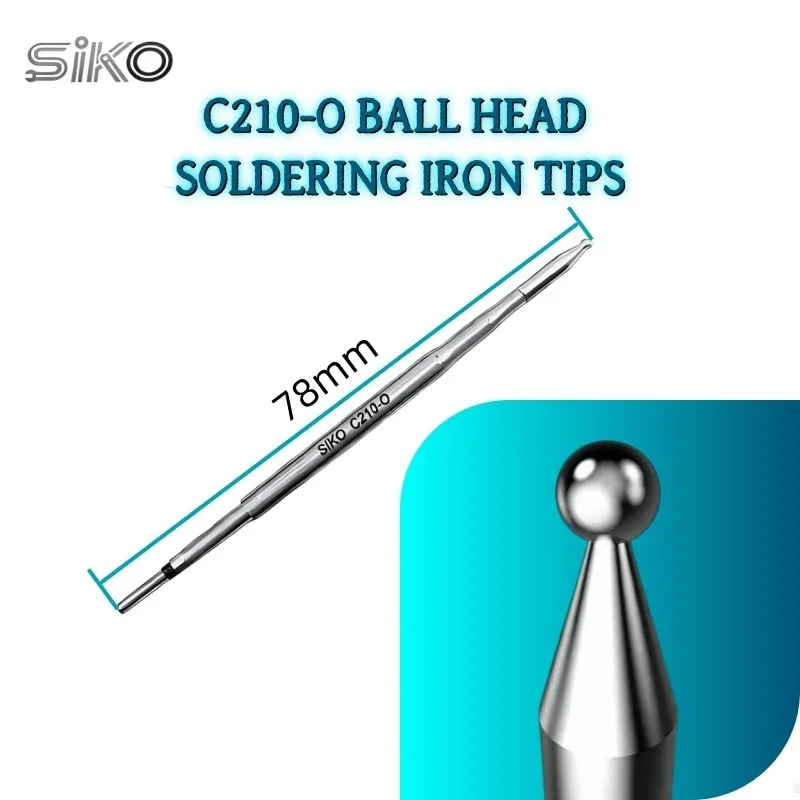 SIKO C210 Soldering Tip Fast Heating Up Welding for T210 Handle BGA Rework Station Mobile Phone