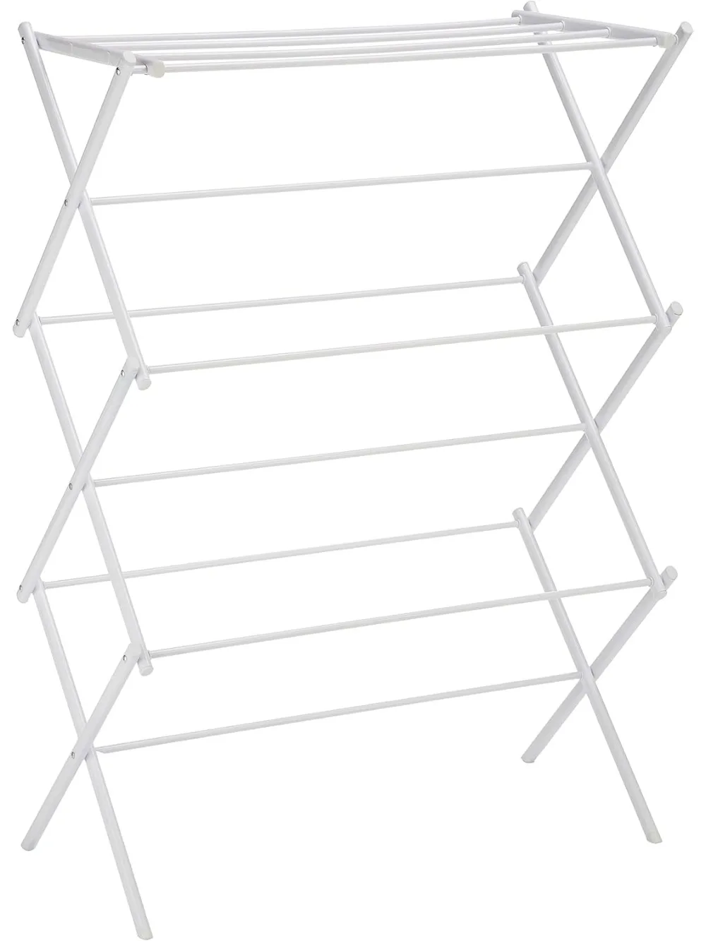 

Складная портативная полка для белья, 14,5 дюйма x 29,5 дюйма Ш x 41,8 дюйма В, белая для внутреннего и наружного использования