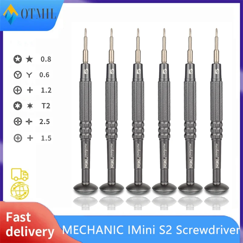 MECHANIC IMini S2 Screwdriver High Precision Strong Magnetic High Hardness 360° Rotating Bearing For Phone Camera Glasse Repair