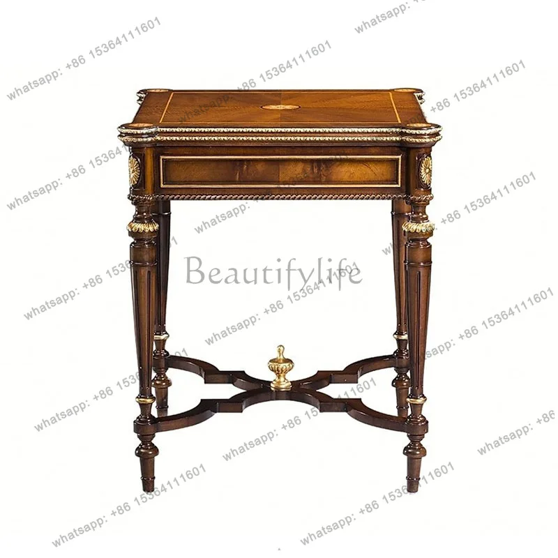 Solid wood edge a few mahogany English French sofa corner a few neoclassical