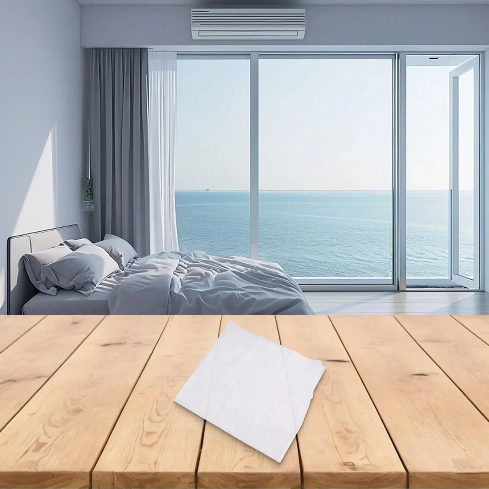 에어컨 필터 부직포 원단 입자 부품, 부드러운 수리, 2 개, 35x40cm, 예비 부품 액세서리