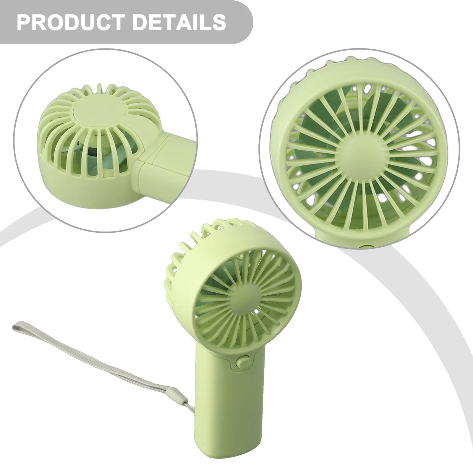 Compact Design of This Mini Portable Handheld Fan Allows For Convenient Carrying While Offering Customizable Airflow Control