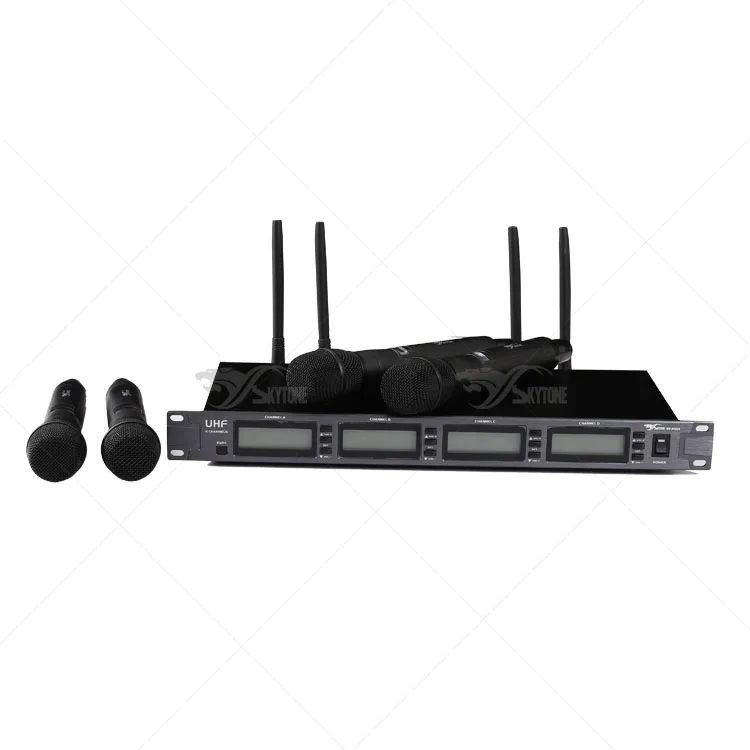 GT4004/H10  UHF 4 Channel Wireless Microphone, Conference Microphone