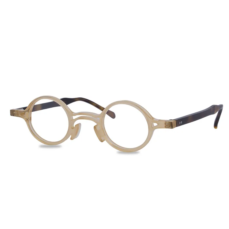 Acetate Small Round Glasses Men Retro Eyeglasses Frames Women Reading Glasses 0 to +400 Prescription Eyewear Spectacles Tortoise