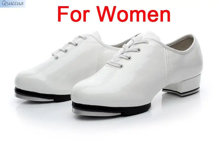 Zapatos de baile Tap para hombres, mujeres, niños, modelos de adultos, zapatos de baile de suela suave con cordones