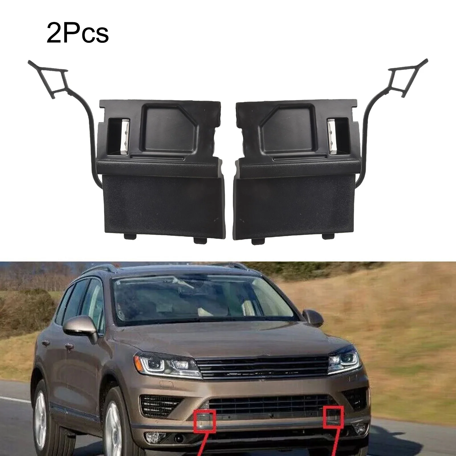 

Bumper Tow Hook Cap Car Bumper Tow Hook Cover OEM Part Number: 7P6807185A, 7P6807186A Plastic Material High Universality Fitment