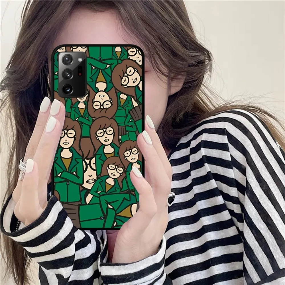 Cartoon D-Daria Phone Case For Samsung Note 8 9 10 20 pro plus lite M 10 11 20 30 21 31 51 A 21 22 42 02 03