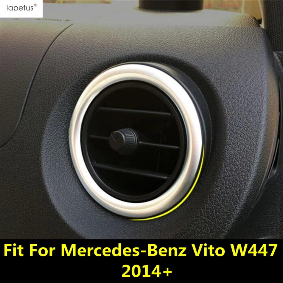 

Interior Mouldings Accessories For Mercedes-Benz Vito W447 2014 - 2021 Side Air Condition AC Outlet Vent Molding Ring Cover Trim