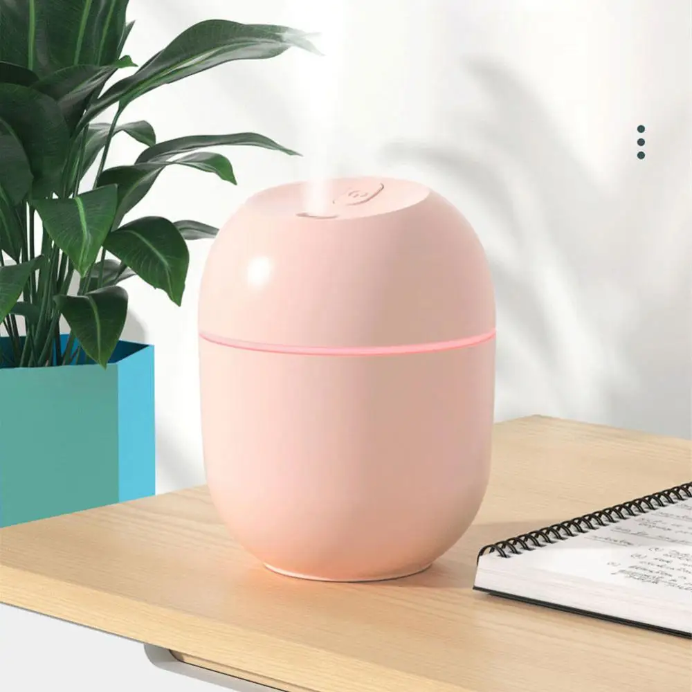 Mini humidificateur d'air portable à brume ultrasonique, diffuseur de château essentiel pour la maison, humidificateurs d'aromathérapie USB, 220ml