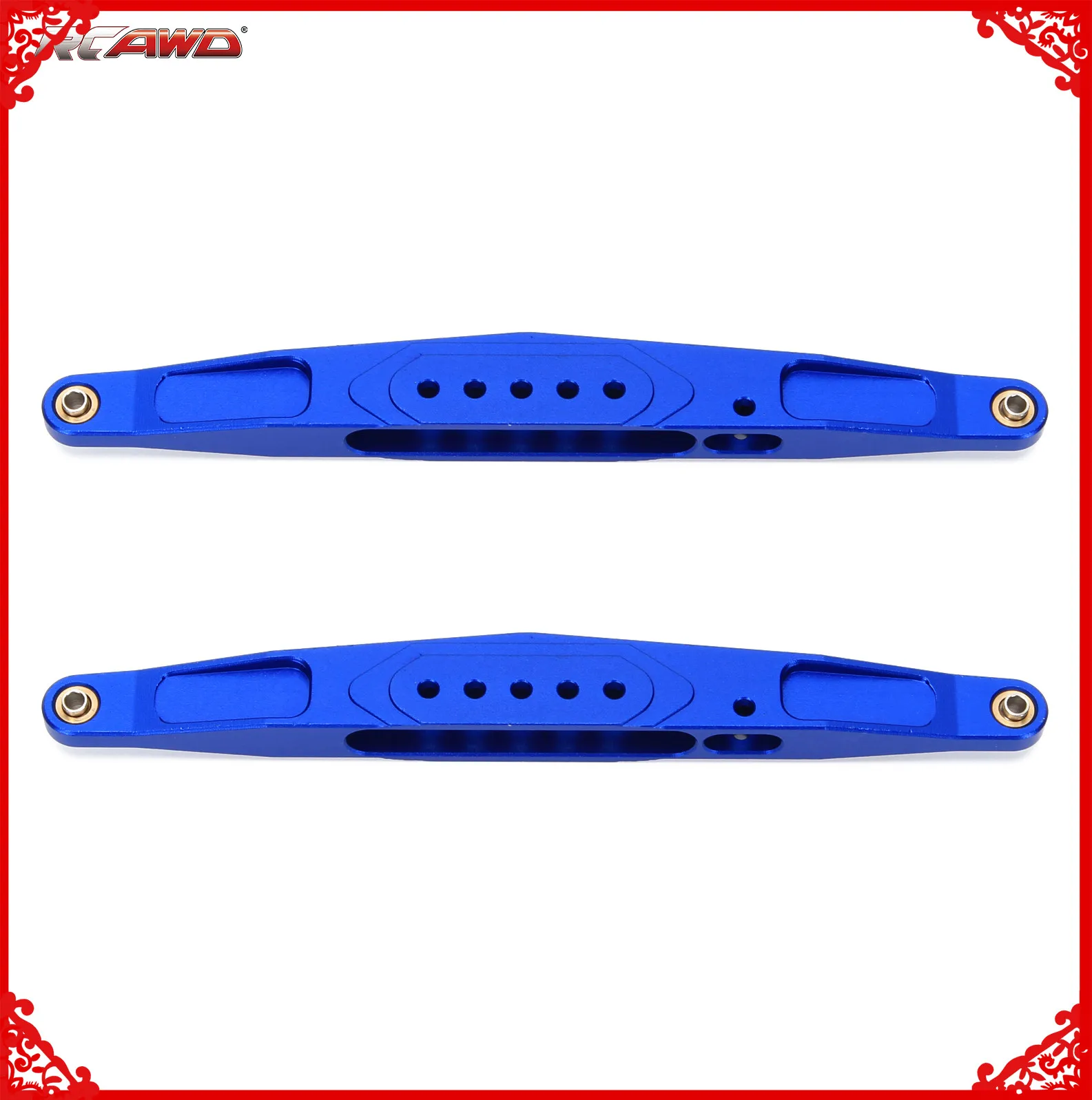Aluminum alloy Trailing Arm Link Set for 1/10 Losi Baja Rey/Hammer Rey RC car Upgrded part