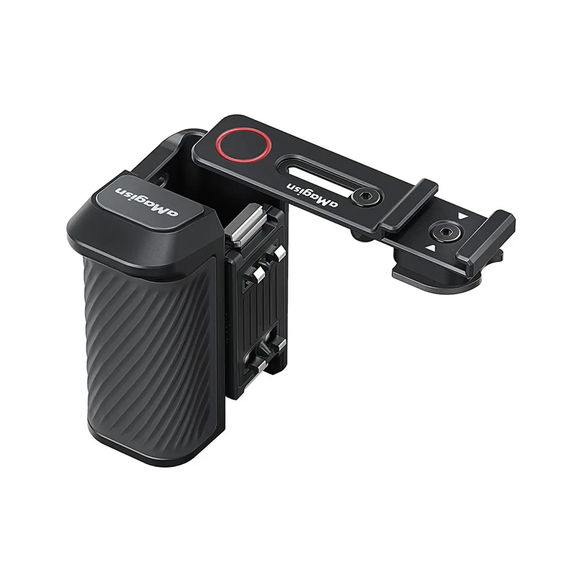 Camera Grip with Shutter Button Camera handle Aluminum Alloy + Silicone ABS