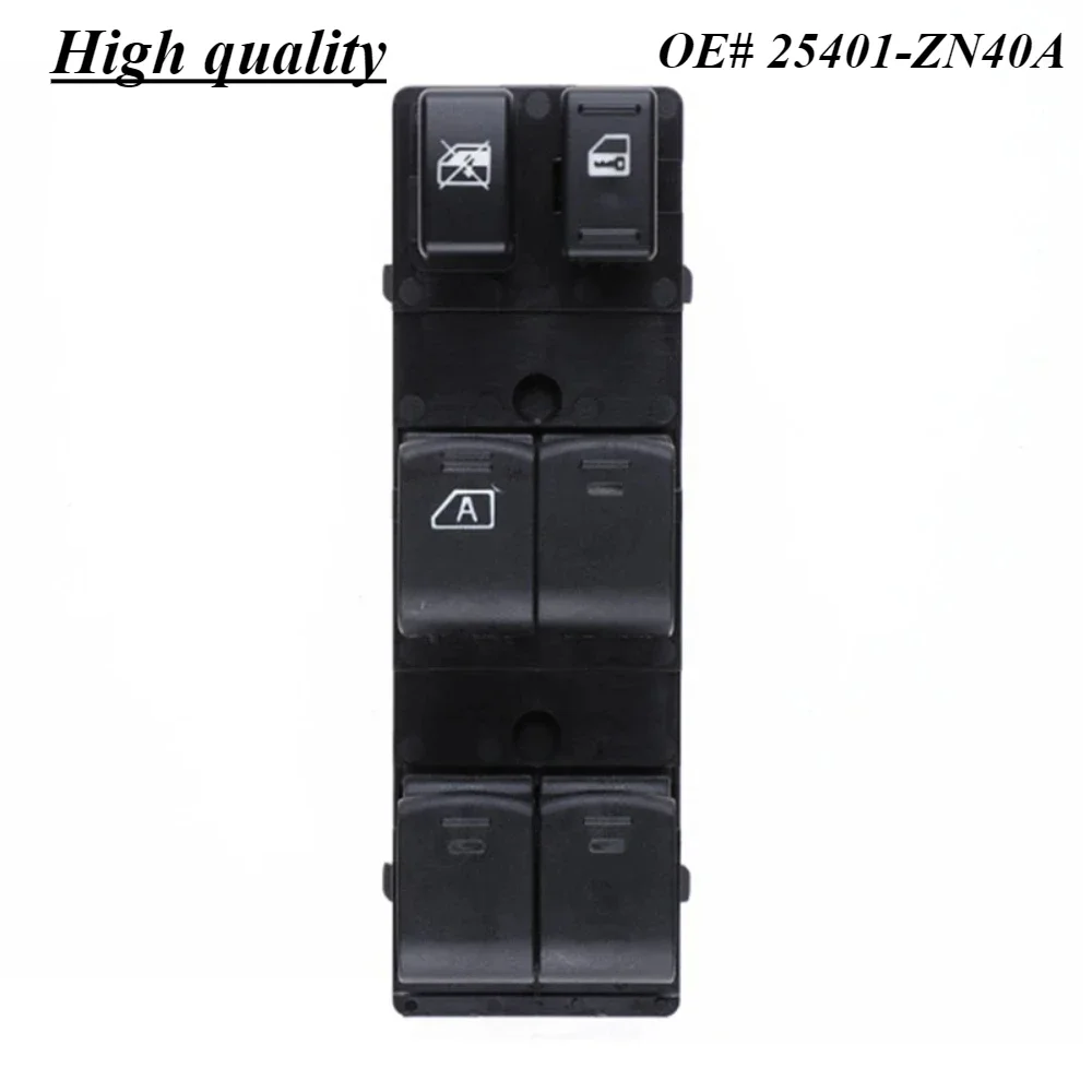 25401-ZN40A 25401ZN40A Interruptor Maestro de Elevalunas Eléctrico para Nissan Altima 2.5L 3.5L 2007 2008 2009 2010 2011 2012