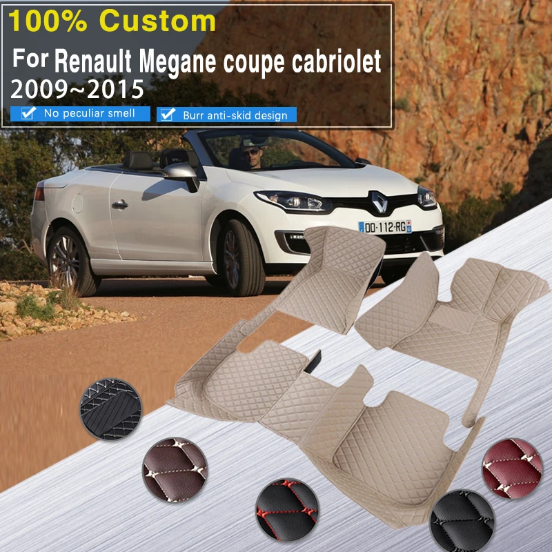 

Car Floor Mat For Renault Megane Coupe Cabriolet 2009~2015 Interior Details Auto Carpets Rugs Foot Pads Car Auto Rug Accessories