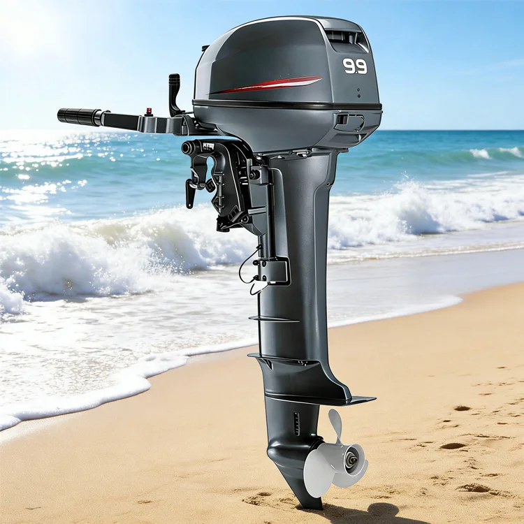 9.9HP 2-Stroke Outboard | Pre-Mixed Fuel & Oil | Ideal For Recreational Boating