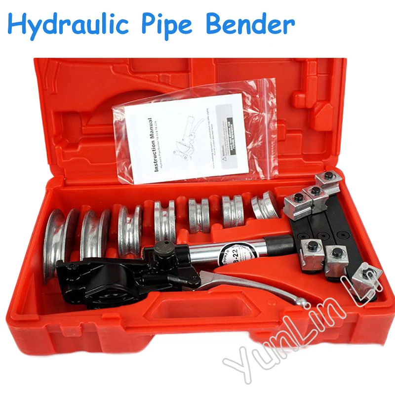 Hydraulic Pipe Benders Aluminum Alloy Hydraulic Pipe Bending Machine Quick Position Copper Tube/Hose Pipe Bender TB-22