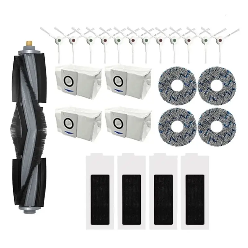 

ABJI - Аксессуары для роботов-пылесосов Ecovacs Deebot T20 OMNI / T20 / T20 Max / T20 Pro: мешки для пыли, щетки, салфетки для влажной уборки