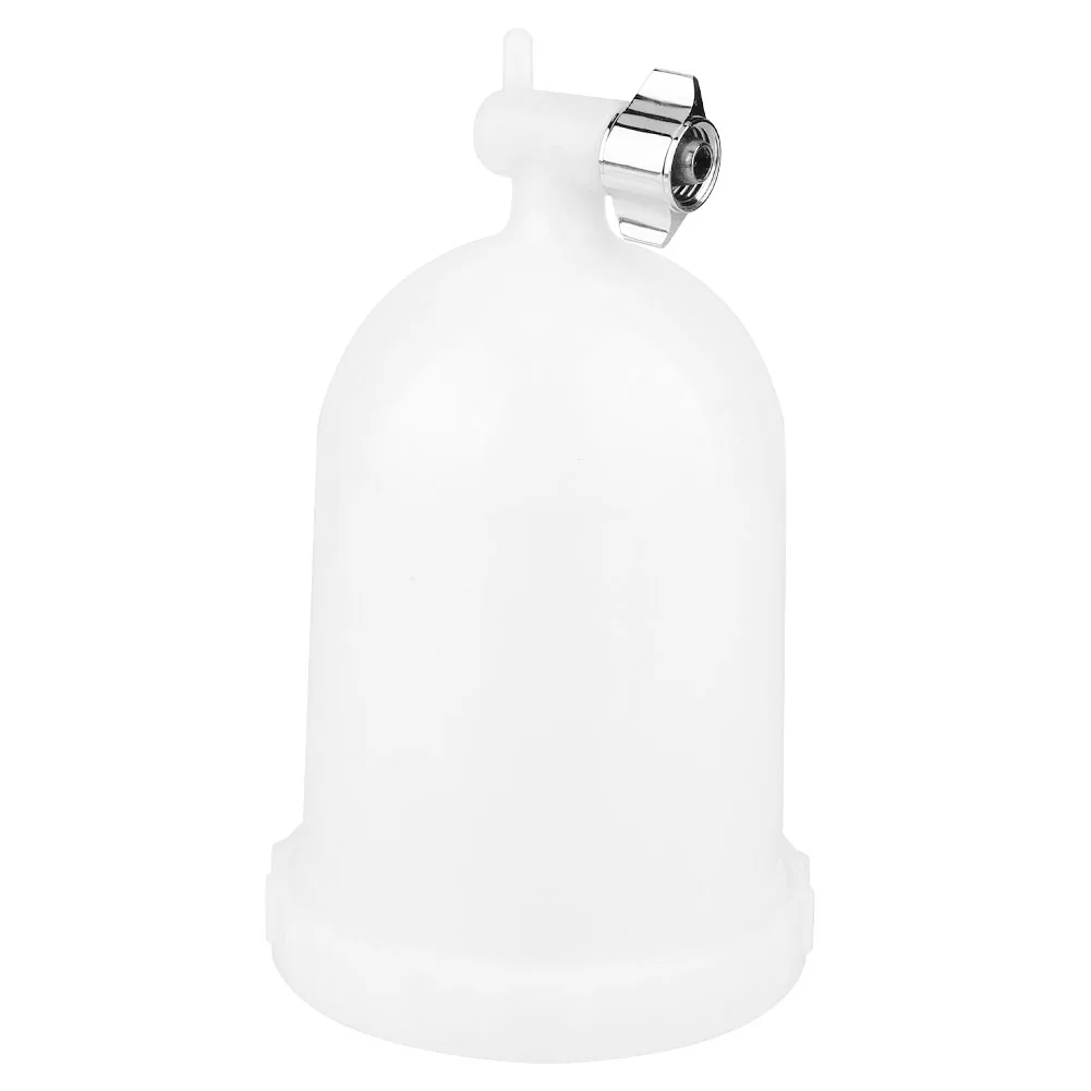 Side Feed  Side Feed Paint Cup 400ml Spray Gun Pot Side Feed Plastic Paint Cup for W101 W71 R-2 K-2 F-2 Spray Gun