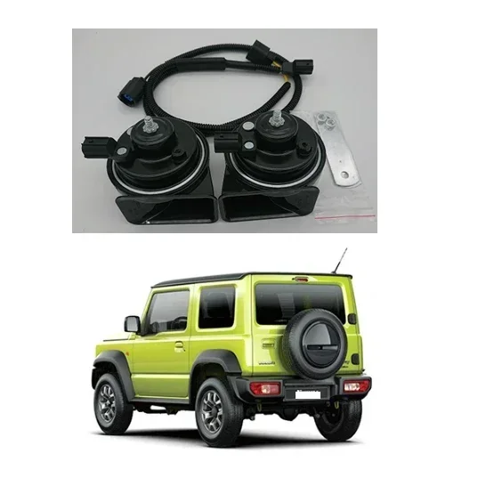 For JIMNY ACCESSORIES Car horn High and Low Pitch Snail type Horn for Suzuki Jimny JB74 JB64