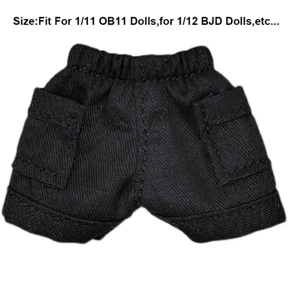 Ropa de Moda para Muñecas, Shorts Hechos a Mano, 10 Colores, Shorts de Mezclilla, Conjuntos de Ropa, Juguetes para Niños para Muñecas OB11 de 1/11/para Muñecas BJD de 1/12