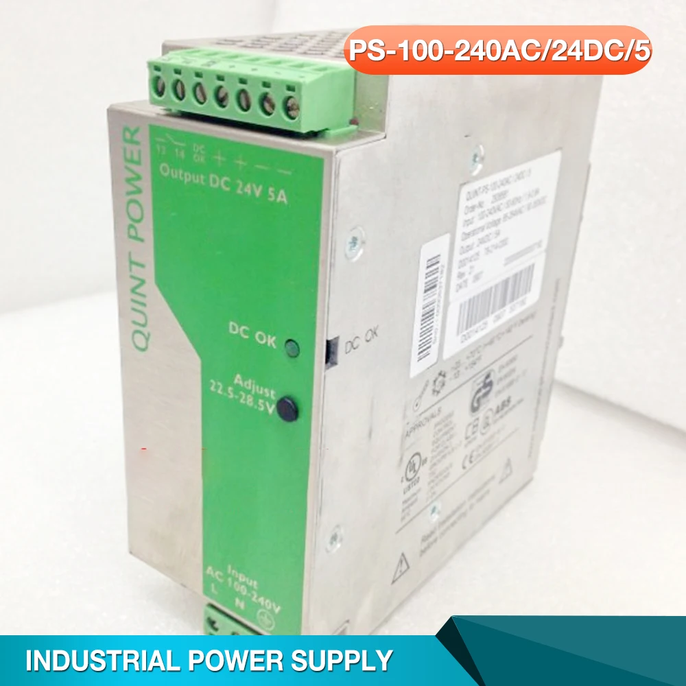 24VDC 5A Switching Power Supply For Phoenix QUINT-PS-100-240AC/24DC/5 2938581