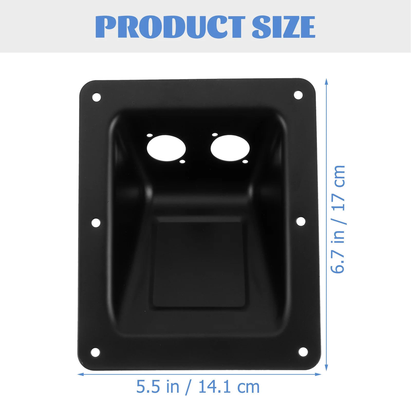 Speaker Junction Box Metal Loudspeaker Terminal Connector Holder Stage Audio Equipment Iron Square Base Speaker Part