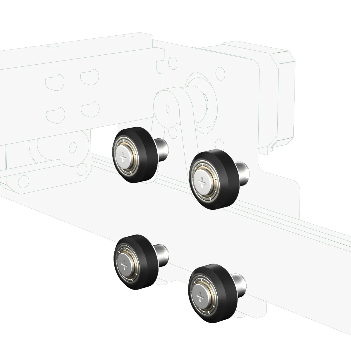 REPLACE WHEELS FOR NEJE LASER ENGRAVER MAX 4 AND 3 MAX V2