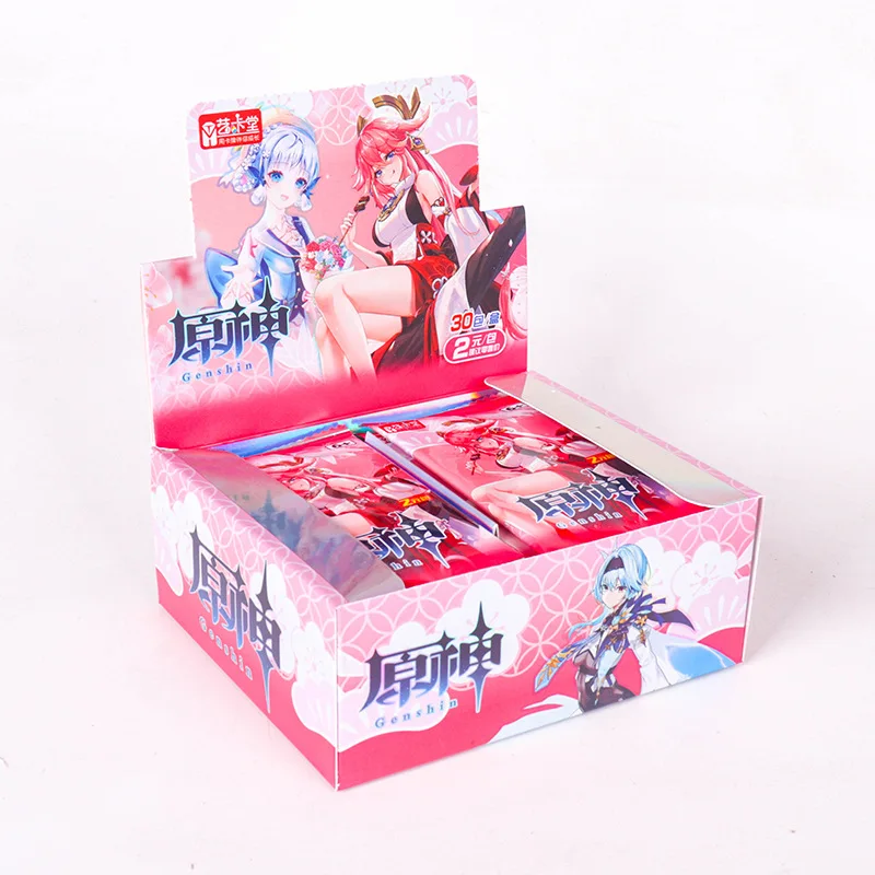 Genshin Impact Hobbies Coleção Card Toys, Presente raro, Novo, SR, UR, SP, Edição limitada