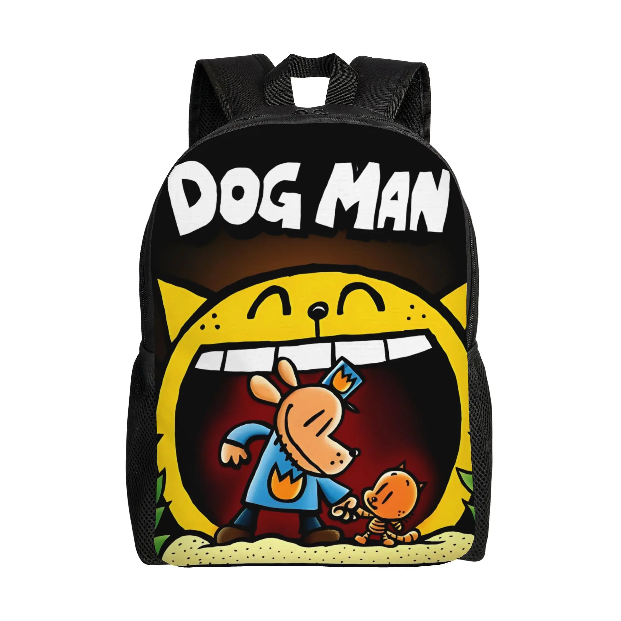 

Рюкзак Dogman Cartoon Movie для мужчин и женщин, повседневный студенческий рабочий рюкзак, сумка через плечо для ноутбука Dog Man, уличная сумка для ноутбука